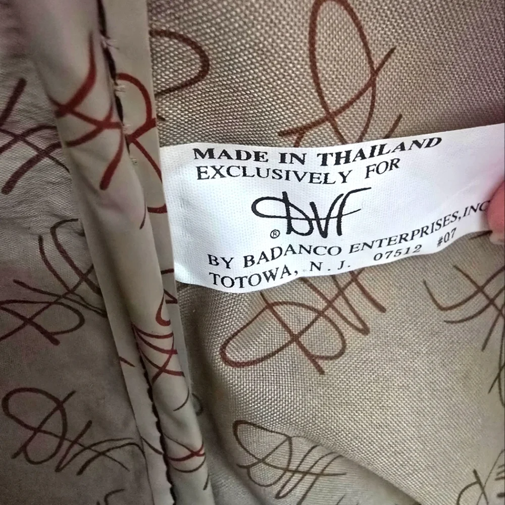 Vintage DVF Tapestry Weekender Tote Bag - Picture 9 of 9
